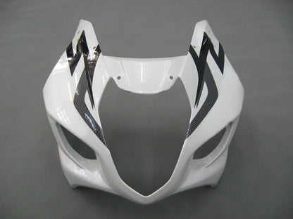 Per GSXR1000 2003-2004 Carrozzeria Carenatura ABS bianco Set plastica stampata ad iniezione Generico