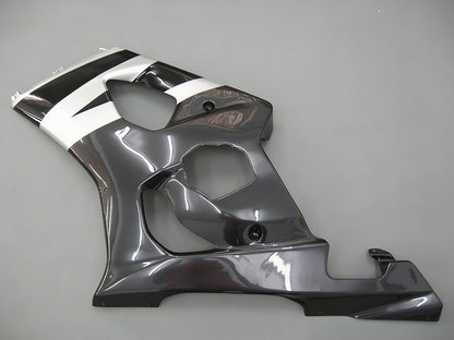 Carene 2003-2004 Suzuki GSXR 1000 Nero &amp; Bianco GSXR Racing Generico