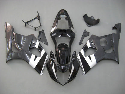 Per GSXR1000 2003-2004 Carenatura per carrozzeria Set di plastica stampata ad iniezione in ABS nero Generico