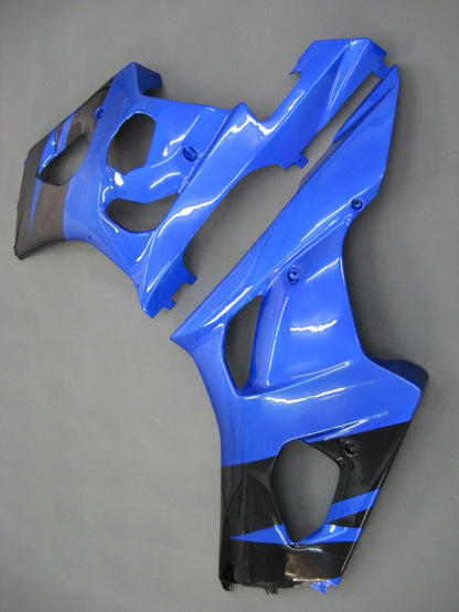 Per GSXR1000 2003-2004 Carrozzeria Carenatura Nero Blu ABS Plastica stampata ad iniezione Set Generico