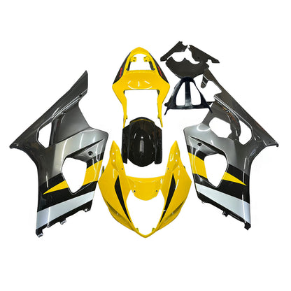 Carene 2003-2004 Suzuki GSXR 1000 Giallo &amp; Nero GSXR Racing Generico