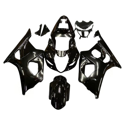 Per GSXR1000 2003-2004 Carenatura per carrozzeria Set di plastica stampata ad iniezione in ABS nero Generico
