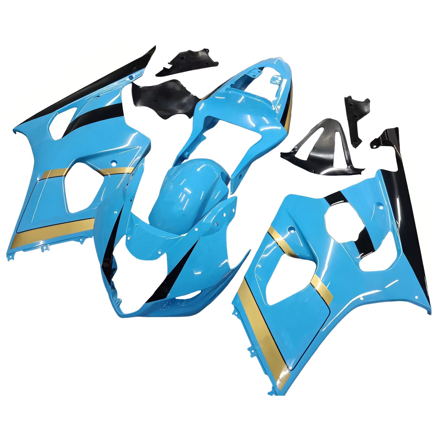 Carene 2003-2004 Suzuki GSXR 1000 Blu Rizla Suzuki Generico