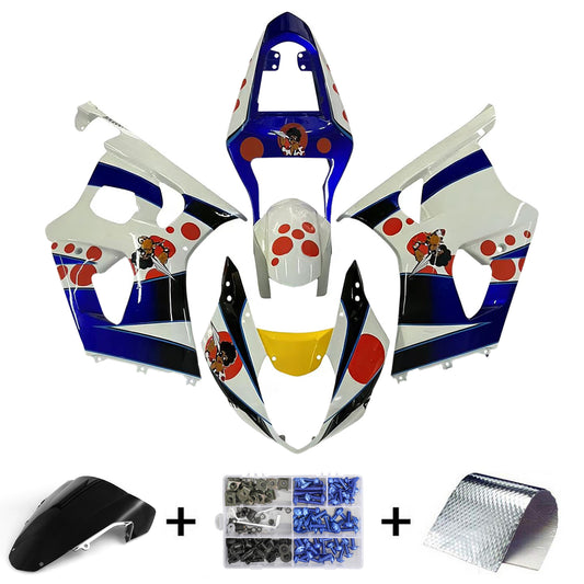 Carene 2003-2004 Suzuki GSXR 1000 Multi-Color pepephone Racing Generico