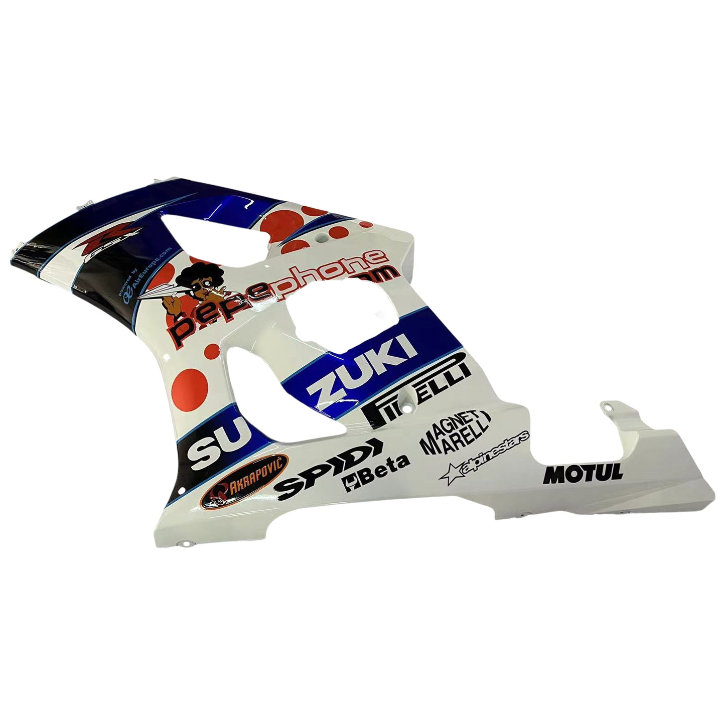 Carene 2003-2004 Suzuki GSXR 1000 Multi-Color pepephone Racing Generico
