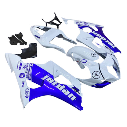 Carene 2003-2004 Suzuki GSXR 1000 Bianco &amp; Blu Jordan Generic