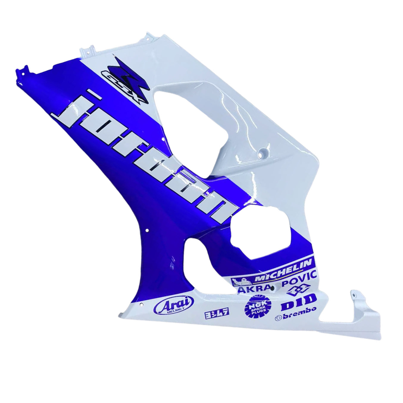 Carene 2003-2004 Suzuki GSXR 1000 Bianco &amp; Blu Jordan Generic