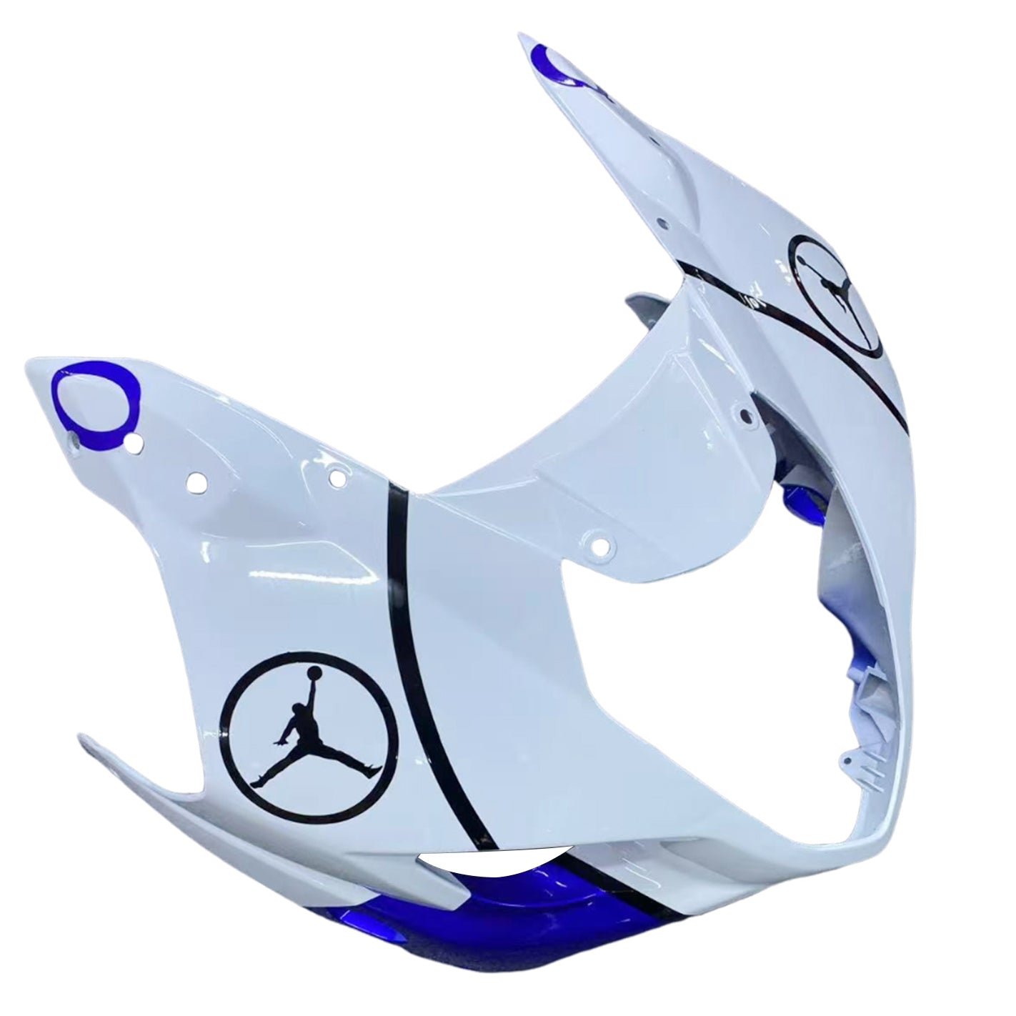 Carene 2003-2004 Suzuki GSXR 1000 Bianco &amp; Blu Jordan Generic