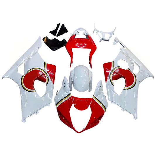 Carene 2003-2004 Suzuki GSXR 1000 Bianco e Rosso Lucky Strike Racing Generic