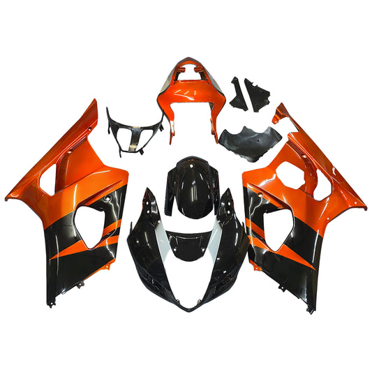 Amotopart 2003-2004 Suzuki GSXR1000 Cladding G-Red & Black Kit