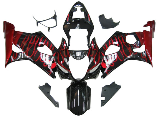 Kit carenatura per carrozzeria addominali in plastica adatta per Suzuki GSXR1000 2003-2004