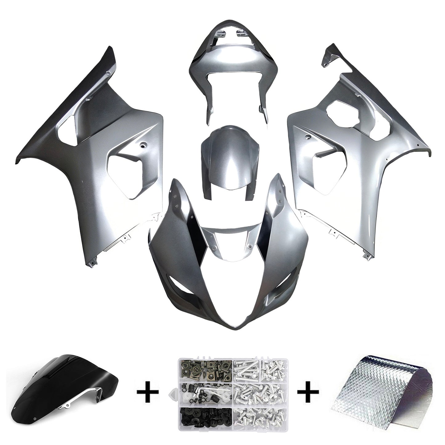 Amotopart Suzuki GSXR1000 2003-2004 K3 Kit carena Carrozzeria Plastica ABS