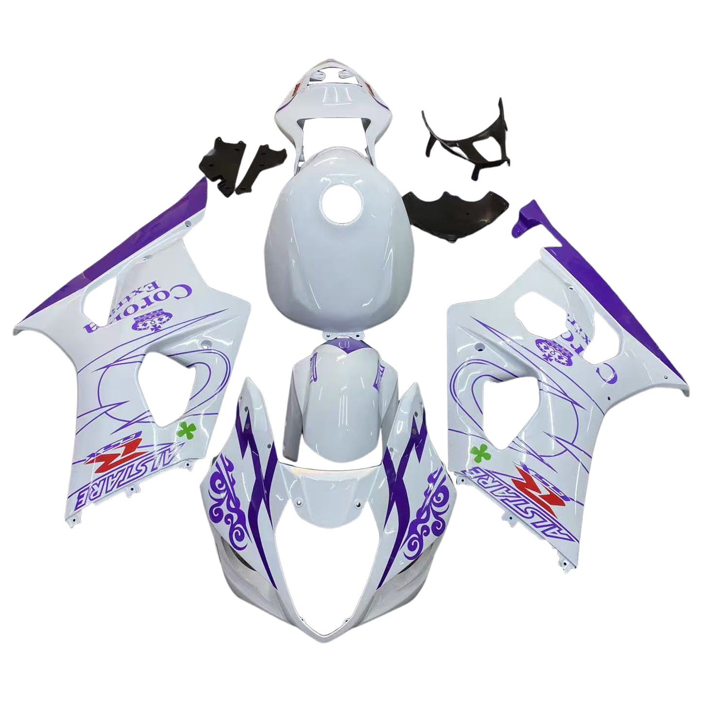 Amotopart Suzuki GSXR1000 2003-2004 K3 Kit carena Carrozzeria Plastica ABS