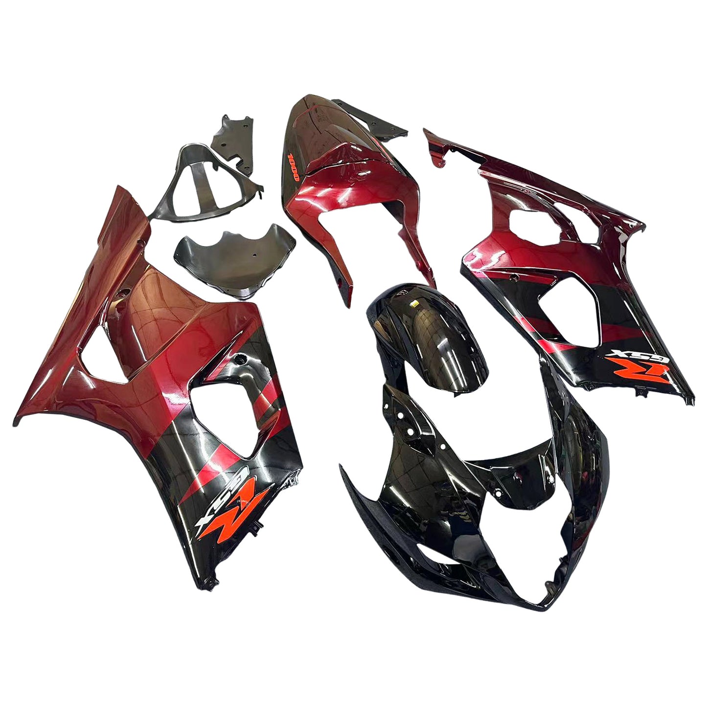 2003-2004 Suzuki GSXR1000 K3 Kit carenatura iniezione Carrozzeria Plastica ABS