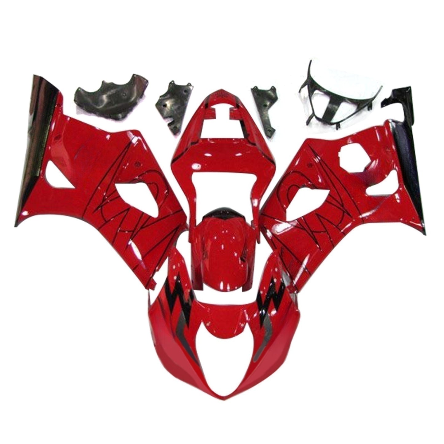 2003-2004 Suzuki GSXR1000 K3 Kit carenatura iniezione Carrozzeria Plastica ABS