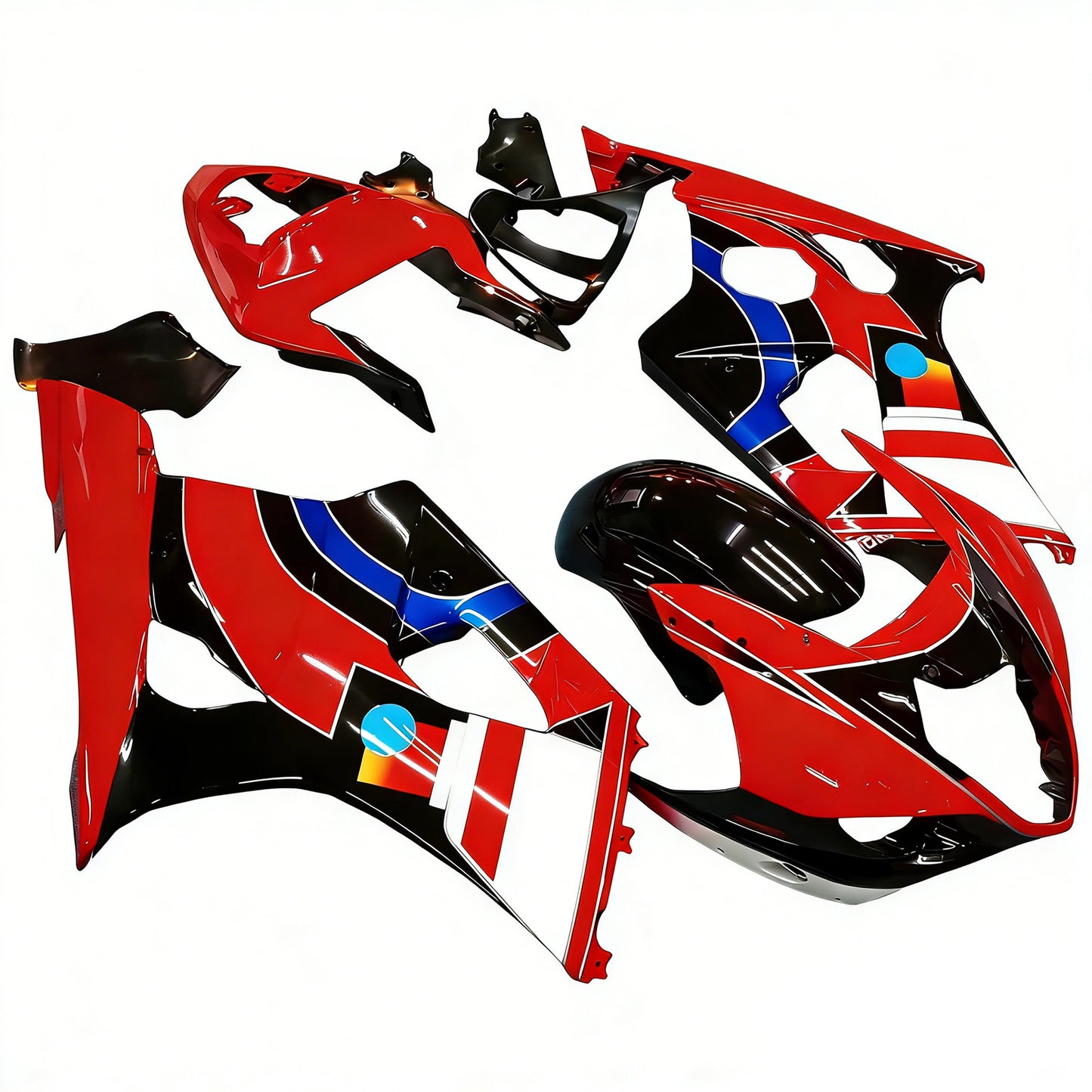 2003-2004 Suzuki GSXR1000 K3 Kit carenatura iniezione Carrozzeria Plastica ABS