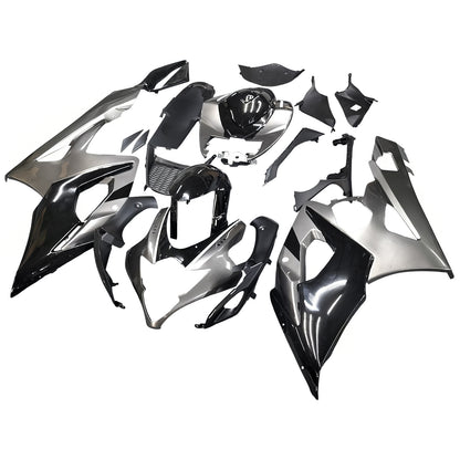 Amotopart 2005-2006 Suzuki GSXR1000 Cladding G-Black & Sliver Kit