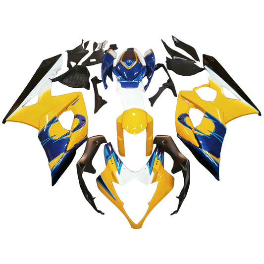 Carene 2005-2006 Suzuki GSXR 1000 Blu Giallo Alstare Corona Racing Generico
