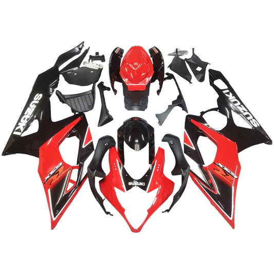 Per GSXR1000 2005-2006 Carrozzeria Carenatura Set plastica stampata ad iniezione ABS rosso Generico