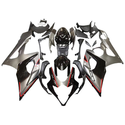 Carene 2005-2006 Suzuki GSXR 1000 Silver &amp; Black GSXR Generico