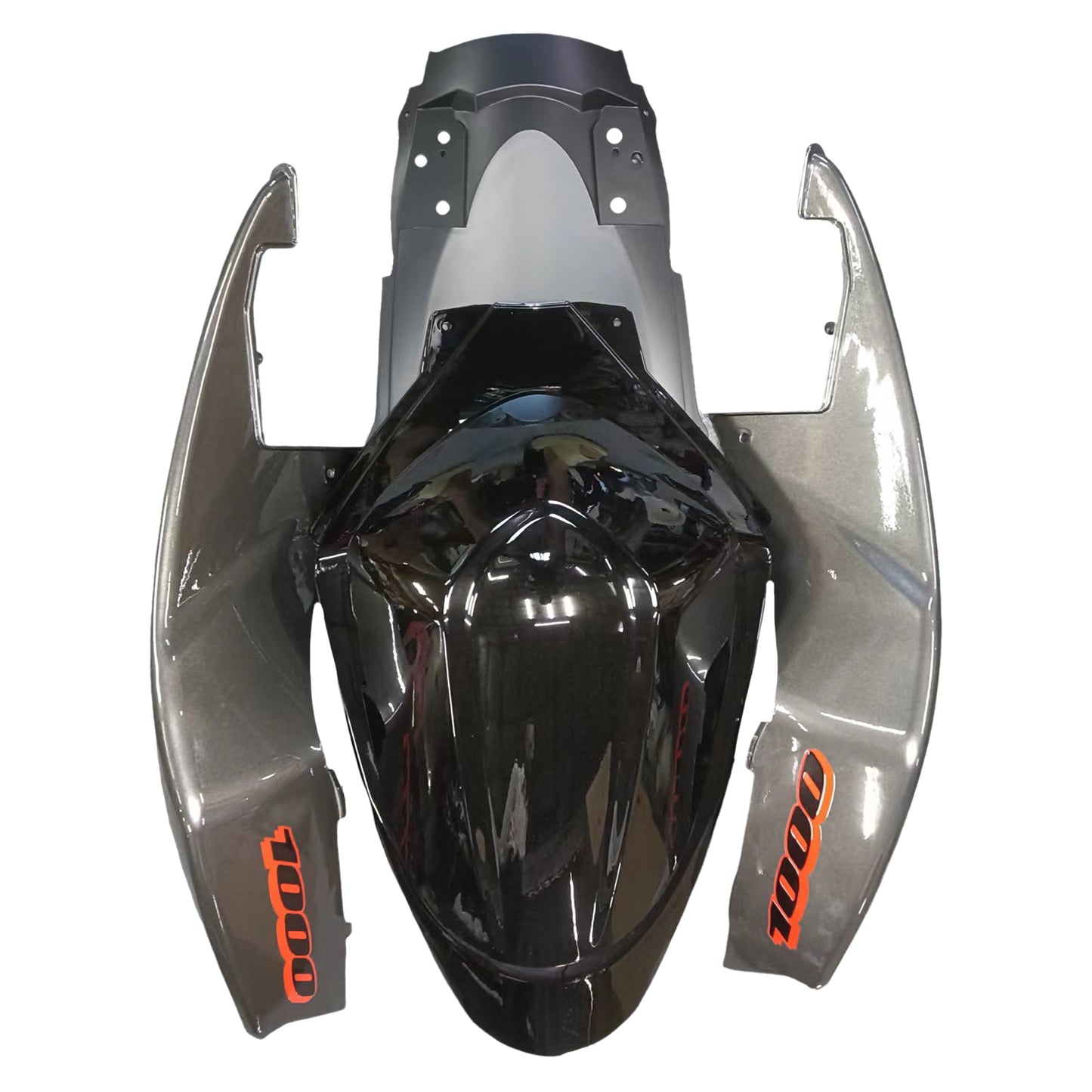 Carene 2005-2006 Suzuki GSXR 1000 Silver &amp; Black GSXR Racing Generico