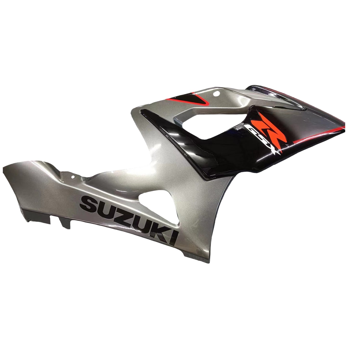 Carene 2005-2006 Suzuki GSXR 1000 Silver &amp; Black GSXR Racing Generico