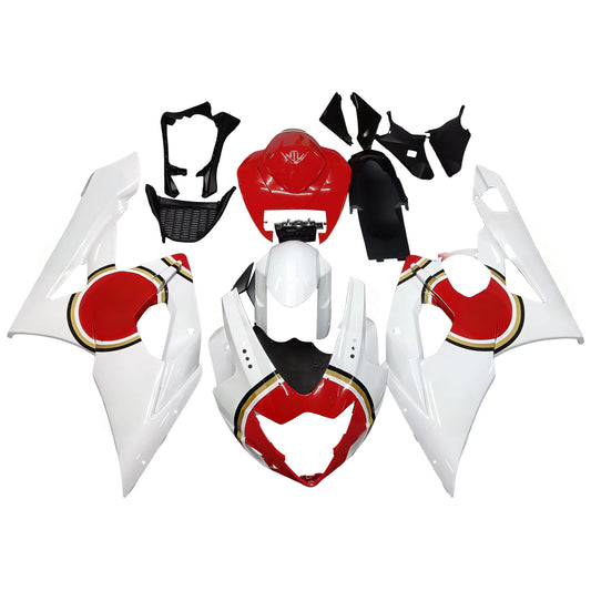 Carene 2005-2006 Suzuki GSXR 1000 White &amp; Red Lucky Strike Racing Generic