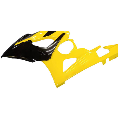 Amotopart 2005-2006 Suzuki GSXR1000 Cladding Yellow & Black Kit