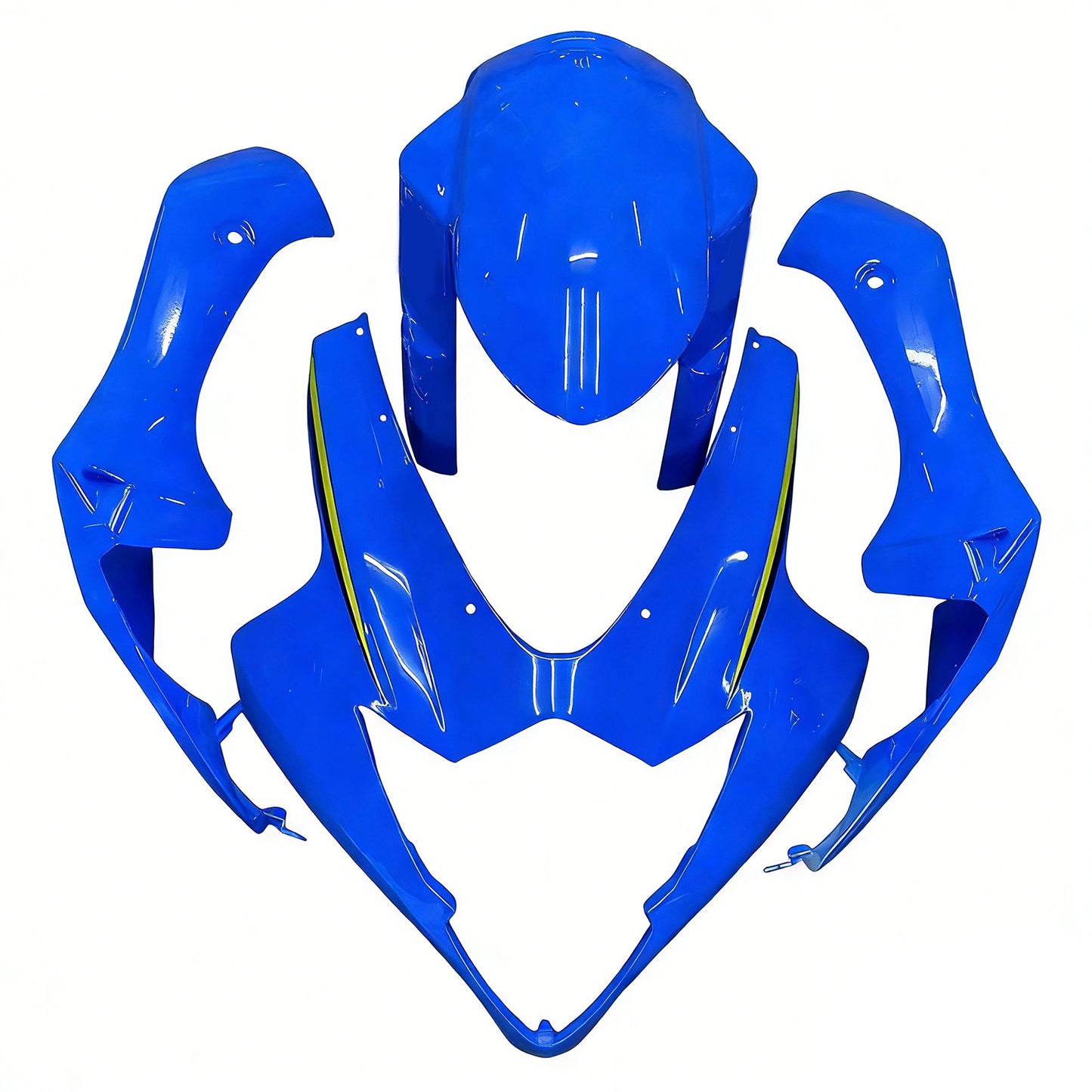 Per GSXR1000 2005-2006 Carrozzeria Carenatura ABS blu Set di plastica stampata ad iniezione Generico