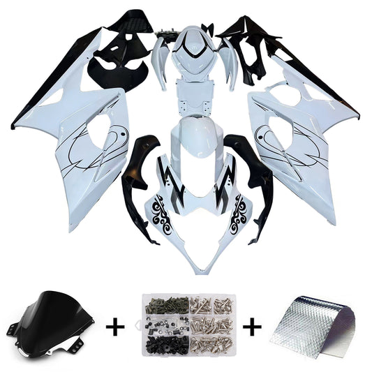 Carene 2005-2006 Suzuki GSXR 1000 Bianco Nero Alstare Generico