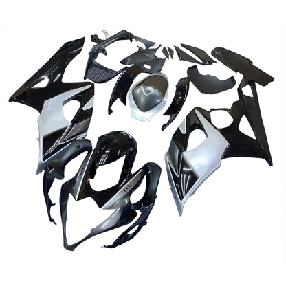 Amotopart 2005-2006 GSXR1000 Suzuki Cladding Black & Grey Kit