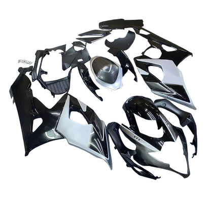 Amotopart 2005-2006 GSXR1000 Suzuki Cladding Black & Grey Kit