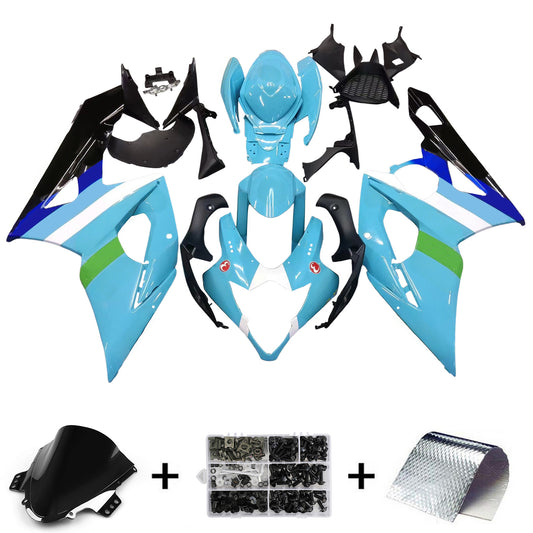 Carene 2005-2006 Suzuki GSXR 1000 Blu Nero Rizla Generico
