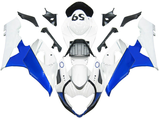 Carene 2005-2006 Suzuki GSXR 1000 Bianco & Blu Jordan Racing Generic