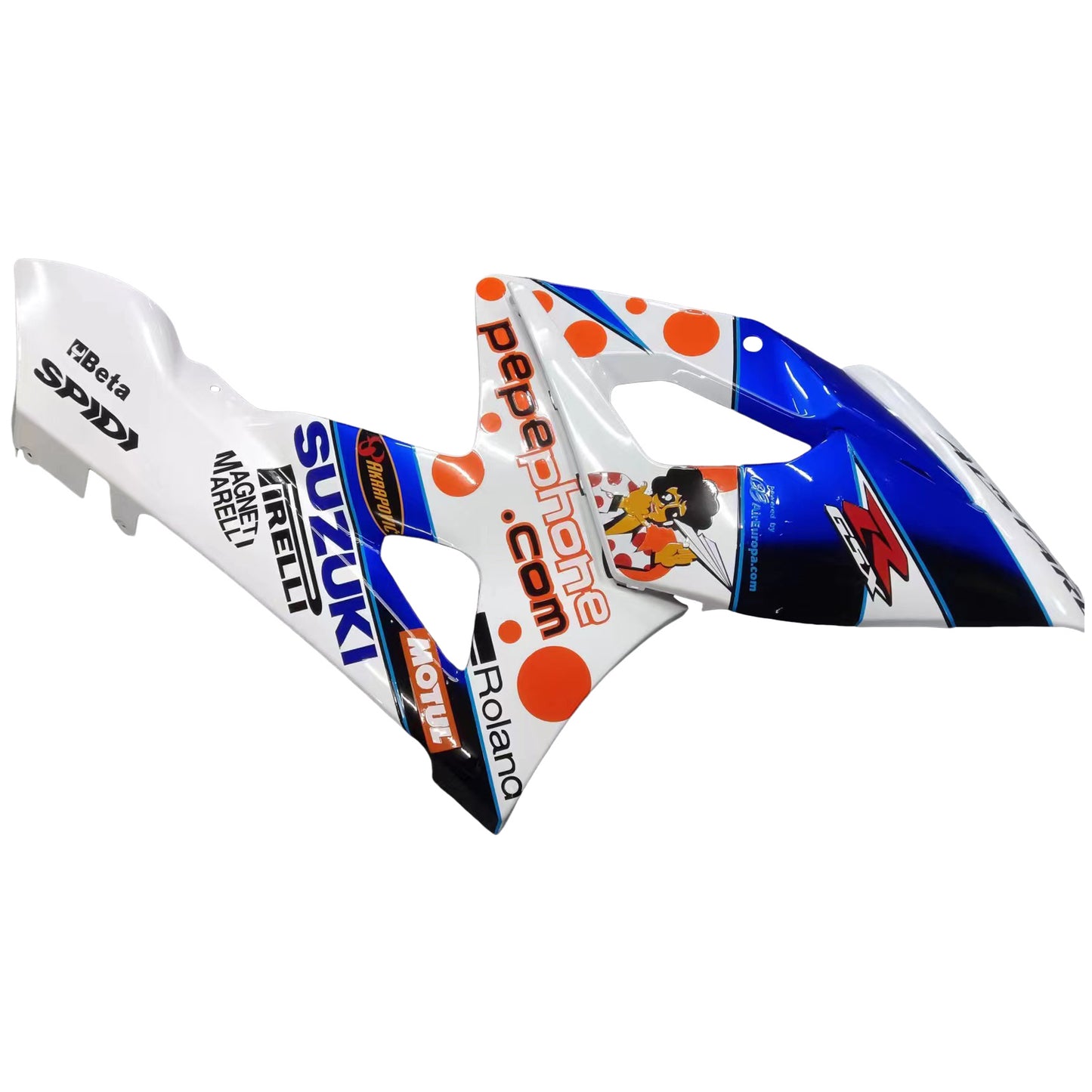 Carene 2005-2006 Suzuki GSXR 1000 Multi-Color pepephone Racing Generico