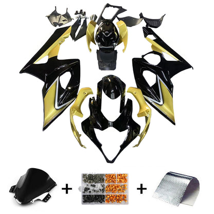 Per GSXR1000 2005-2006 Carrozzeria Carenatura ABS nero Stampato ad iniezione Plastica Set Vendita calda Generico