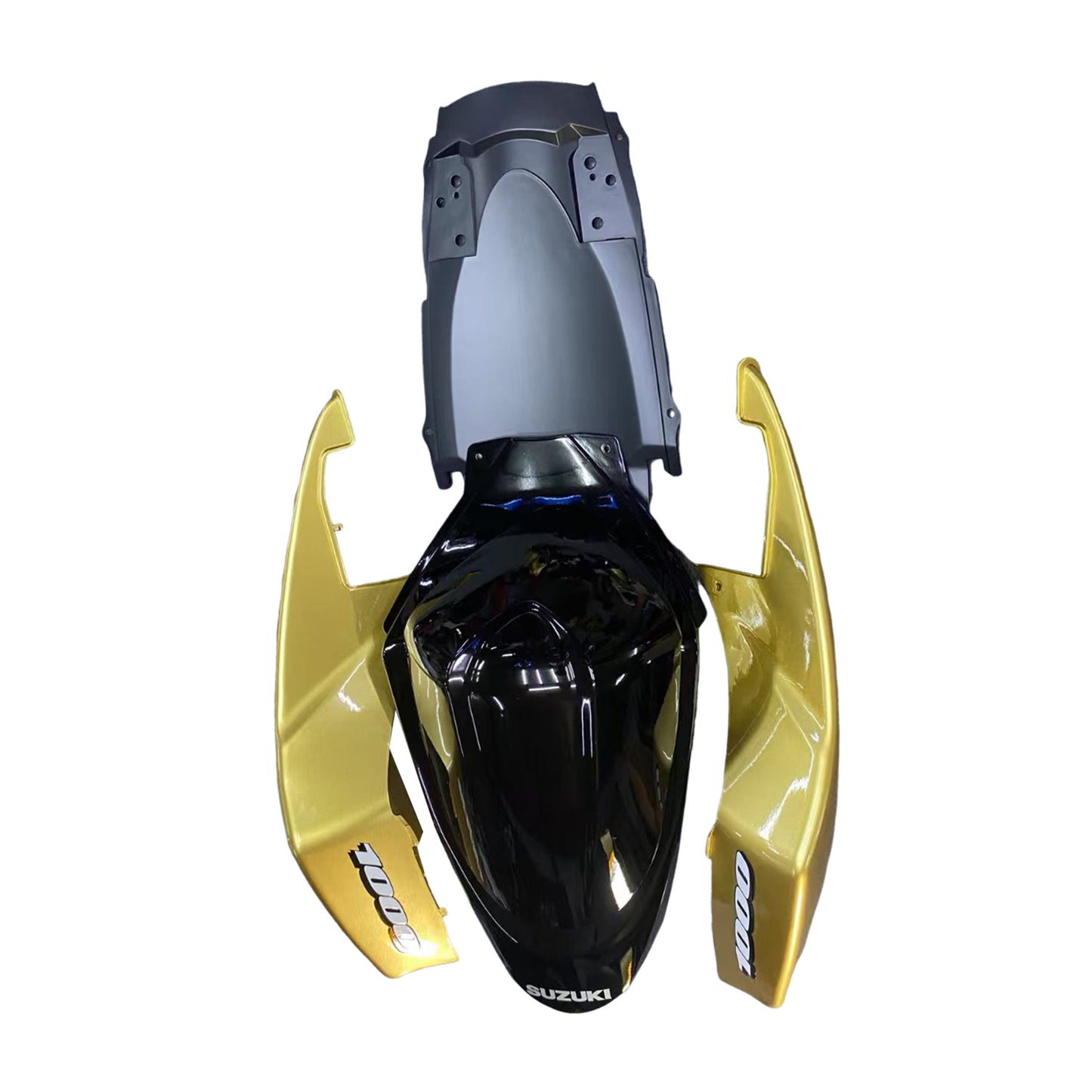 Per GSXR1000 2005-2006 Carrozzeria Carenatura ABS nero Stampato ad iniezione Plastica Set Vendita calda Generico