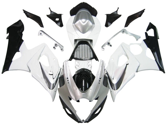 Carene 2005-2006 Suzuki GSXR 1000 Bianco & Argento GSXR Generico