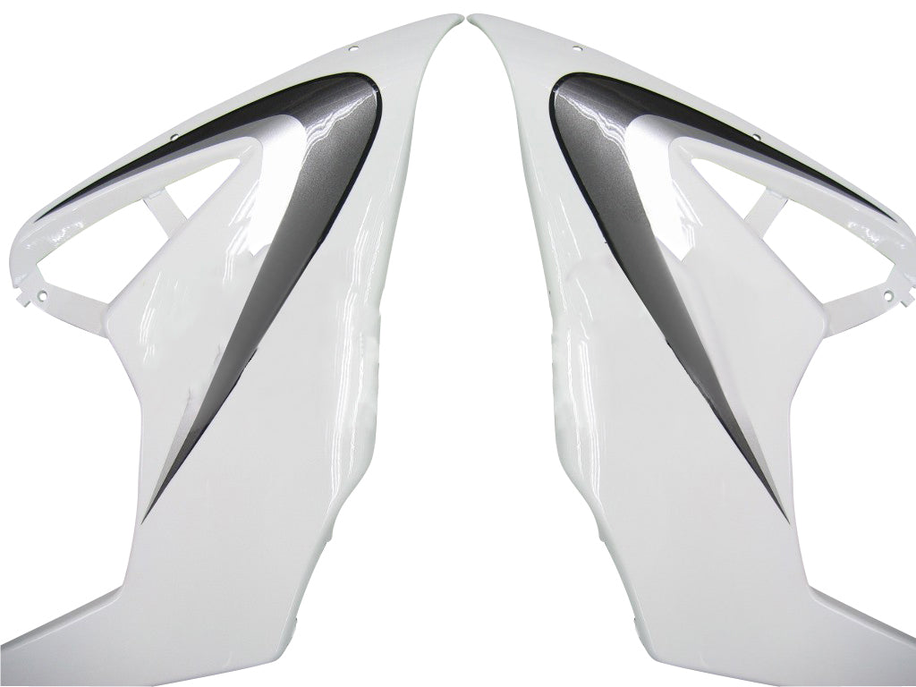 Carene 2005-2006 Suzuki GSXR 1000 Bianco & Argento GSXR Racing Generico
