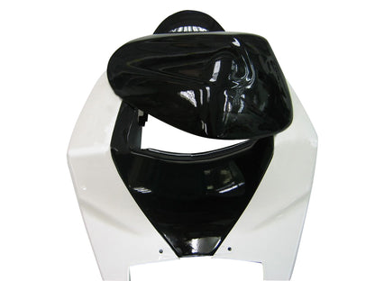 Per GSXR1000 2005-2006 Carrozzeria Carenatura Bianco Nero ABS Stampato ad iniezione Plastica Set Generico