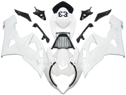 Carene 2005-2006 Suzuki GSXR 1000 Bianco & Nero Jordan Generic