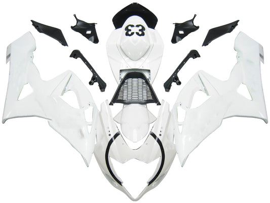 Carene 2005-2006 Suzuki GSXR 1000 Bianco & Nero Jordan Racing Generic