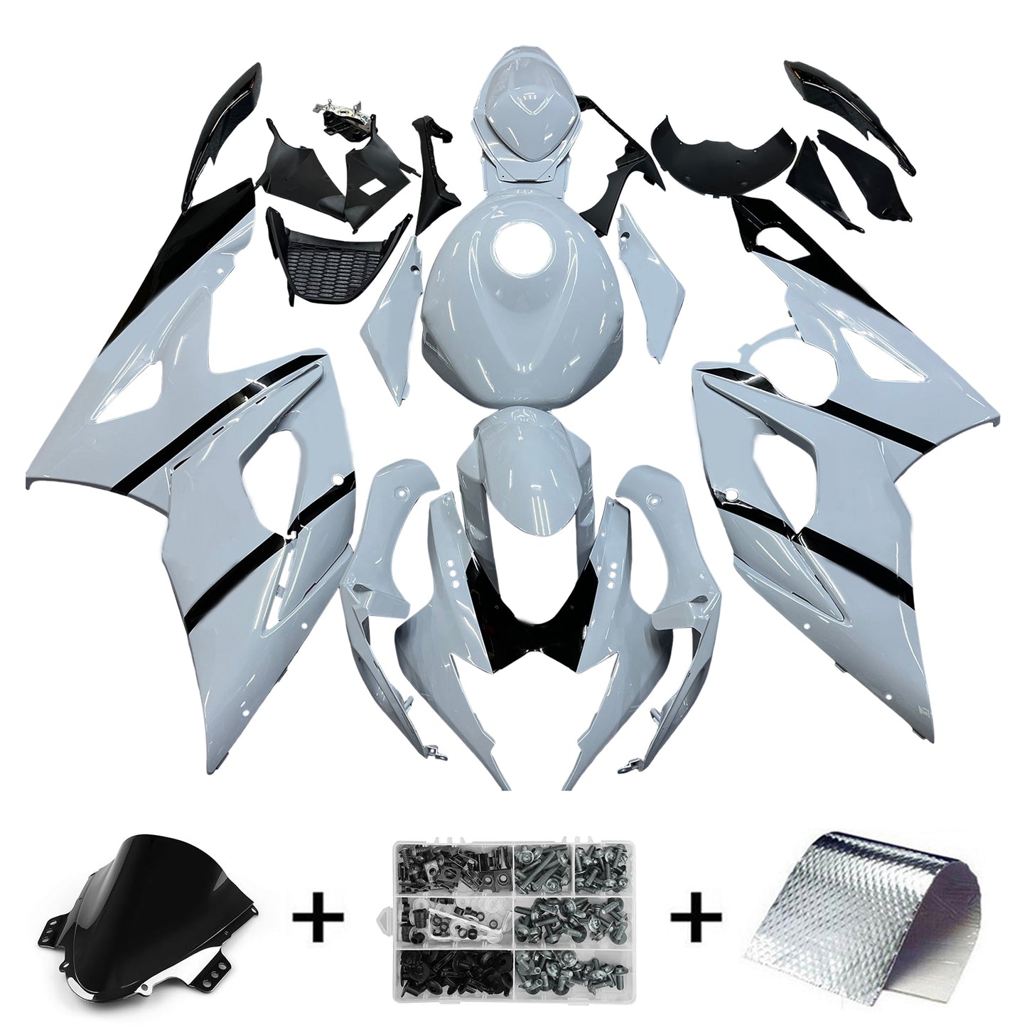 Amotopart Suzuki GSXR1000 2005-2006 K5 Kit carena Carrozzeria Plastica ABS