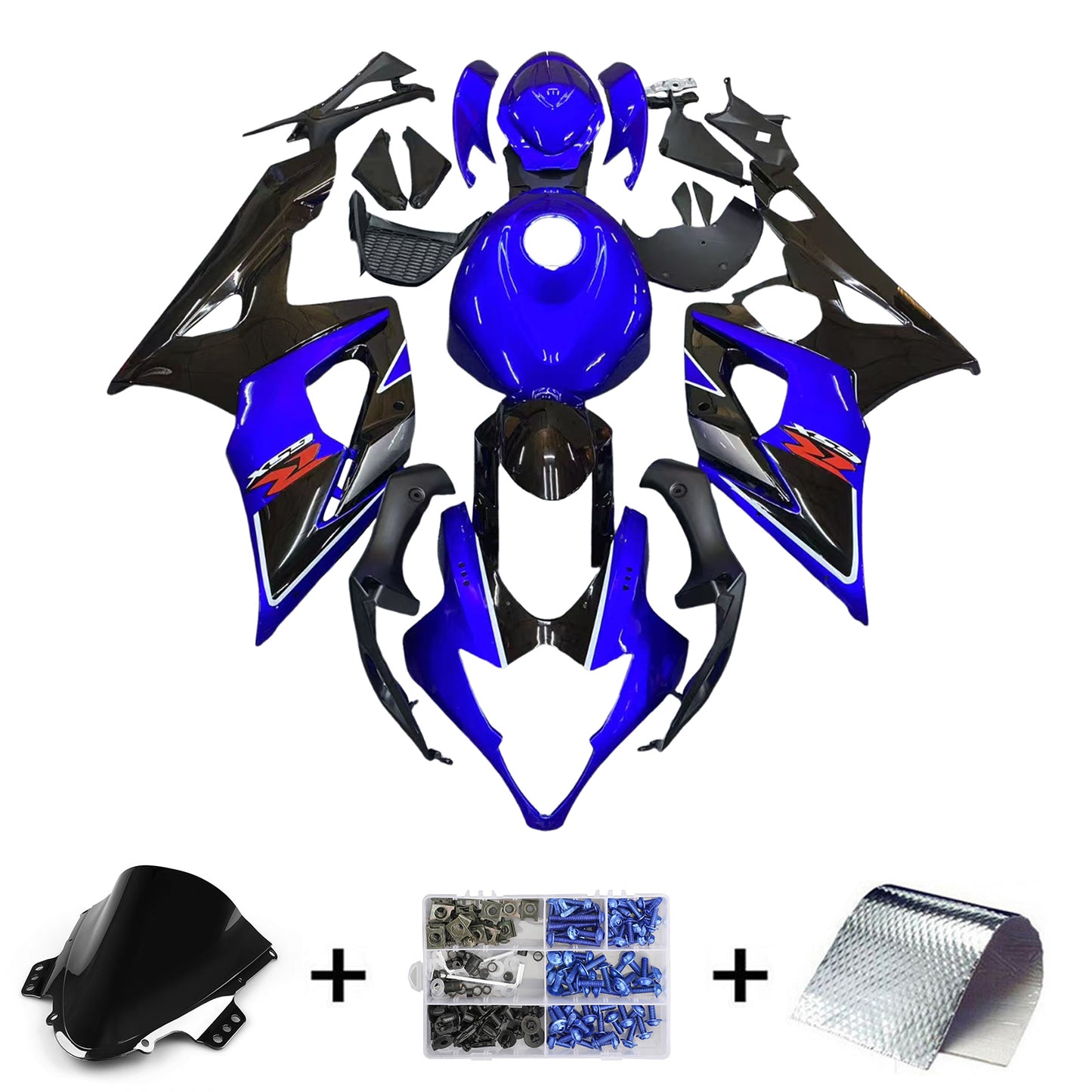 Amotopart Suzuki GSXR1000 2005-2006 K5 Kit carena Carrozzeria Plastica ABS