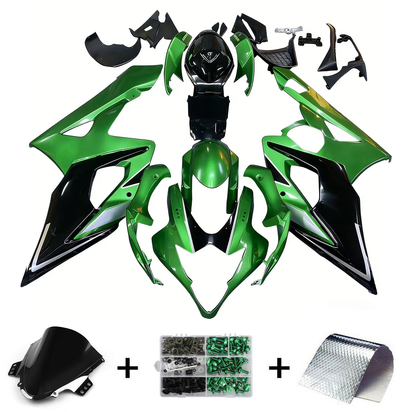 Amotopart Suzuki GSXR1000 2005-2006 K5 Kit carena Carrozzeria Plastica ABS