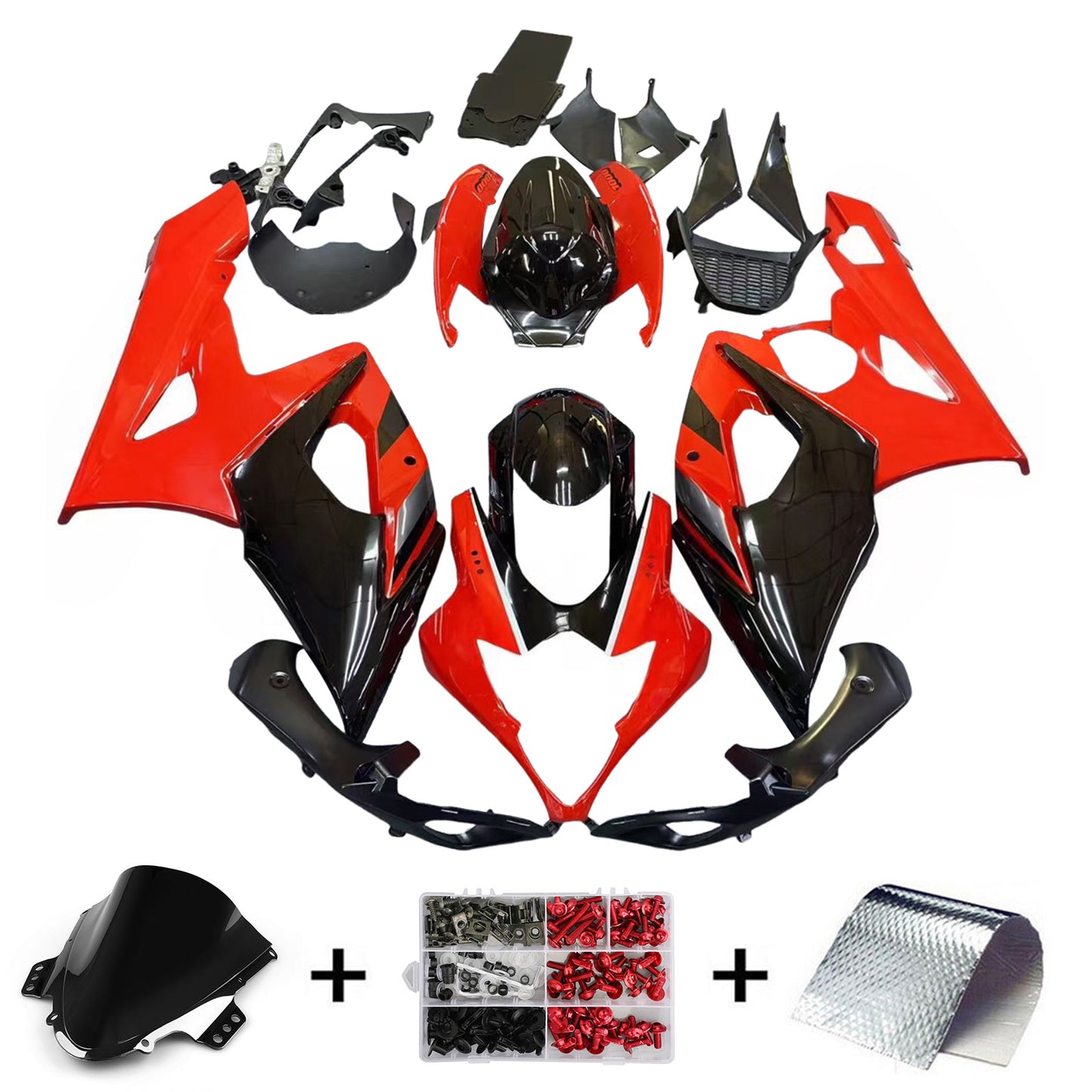 Amotopart Suzuki GSXR1000 2005-2006 K5 Kit carena Carrozzeria Plastica ABS