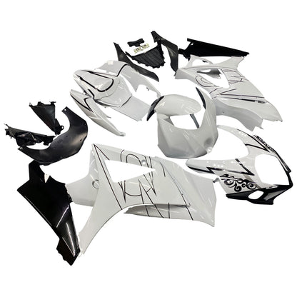 Carene 2007-2008 Suzuki GSXR 1000 Bianco Nero Alstare Generico