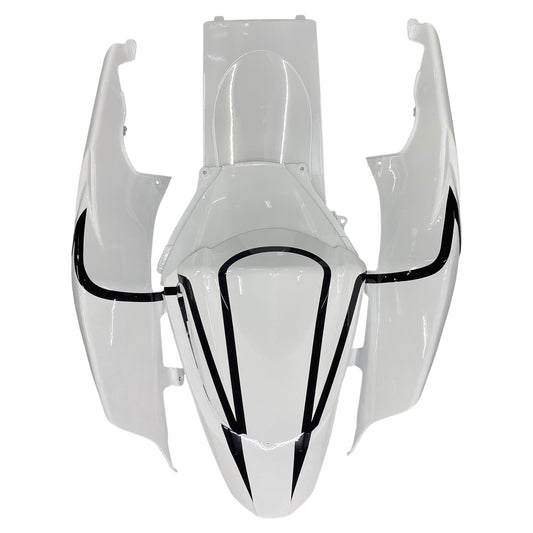 Per GSXR1000 2007-2008 Carrozzeria Carenatura ABS bianco Set plastica stampata ad iniezione Generico