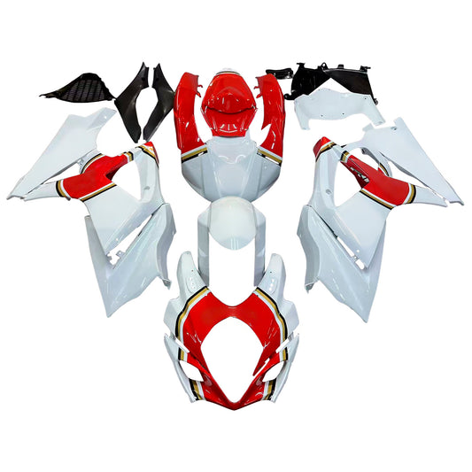 Carene 2007-2008 Suzuki GSXR 1000 White &amp; Red Lucky Strike Racing Generic