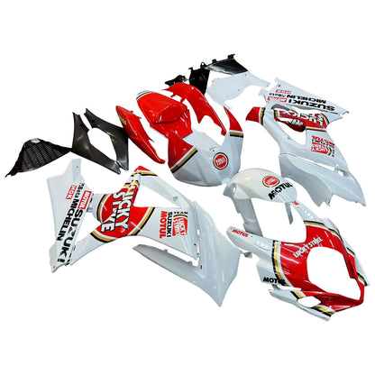 Carene 2007-2008 Suzuki GSXR 1000 White &amp; Red Lucky Strike Generic